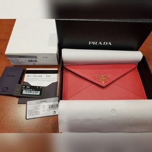 SALE!!! Auth Prada Envelope wallet/clutch